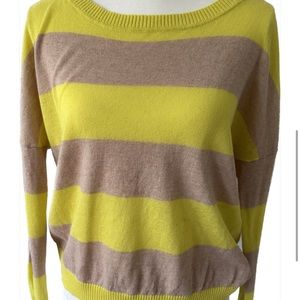 Yellow Striped Sweater